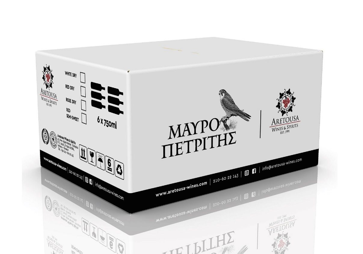 Dry Red Wine Mavropetritis 5 + 1 Free x 750 ml